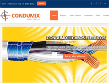 Tablet Screenshot of condumix.com.br